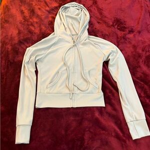Women's Cream Hoodie Top